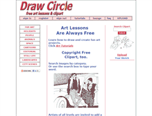 Tablet Screenshot of drawcircle.com